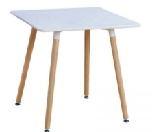 Bàn Cafe, Bàn Ăn Vuông Mặt Trắng