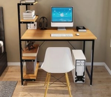 Bàn Làm Việc Chân Sắt Giá Rẻ Kèm Giá Sách 