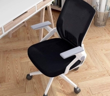 Ghế lưới nhập khẩu tay gạt thông minh TM306 (Khung trắng)