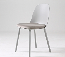 Ghế ăn, cafe Nerd nệm vải nhung khung nhựa nhiều màu TM183