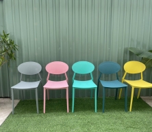 Ghế cafe nhựa đúc nhập khẩu