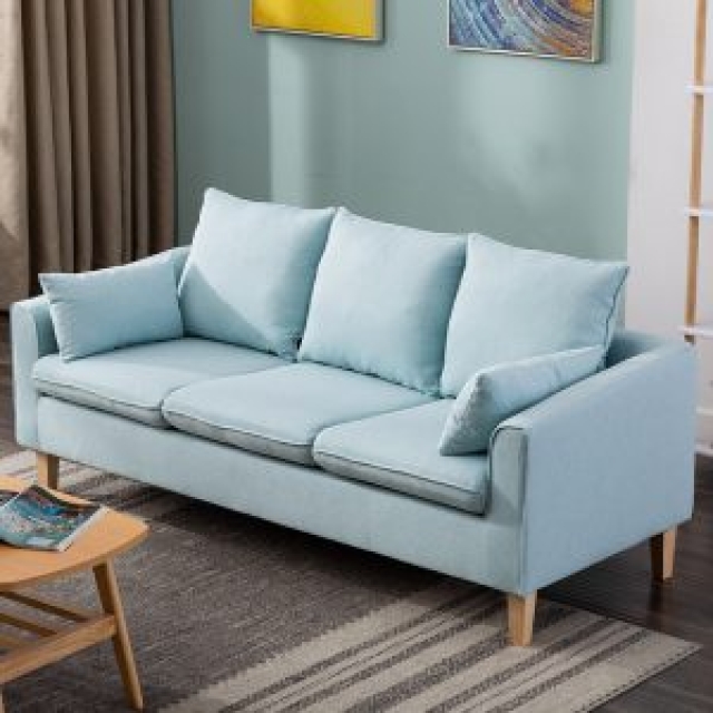 Sofa Văng Gỗ Tự Nhiên Bọc Nỉ A SF62