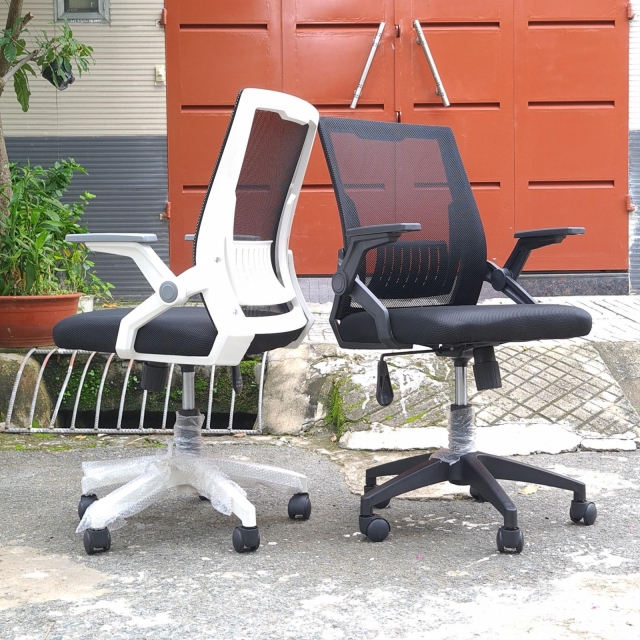 Ghế Lưới Nhập Khẩu Tay Gạt Thông Minh TM306 (Khung Đen)