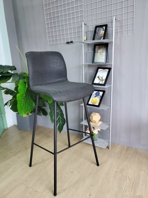 Ghế bar bọc da chân thép cao cấp TM066C