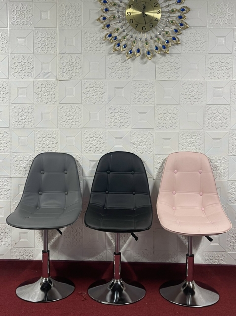 Ghế Xoay Văn Phòng Eames, Ghế Học Tập Làm Việc Nhiều Chức Năng, Chân Thép Lưng Nệm Bọc Da