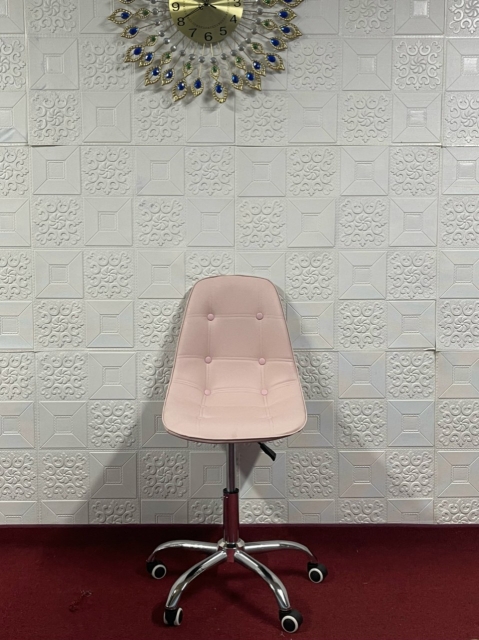 Ghế Xoay Văn Phòng Eames, Ghế Học Tập Làm Việc Nhiều Chức Năng, Chân Thép Lưng Nệm Bọc Da