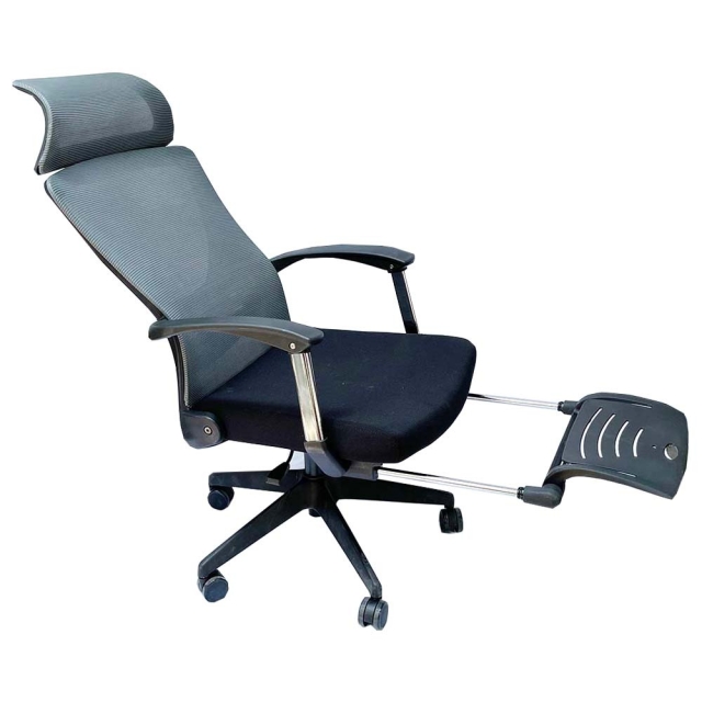 Ghế ngả nằm lưng lưới có tựa đầu và gác chân TM739