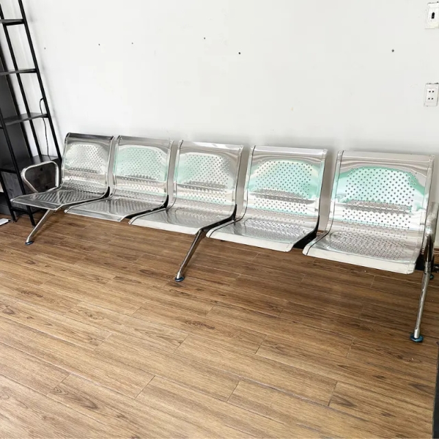 Ghế băng chờ inox  5 chỗ ngồi nhập khẩu